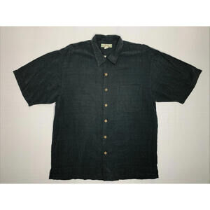 Tommy Bahama Swing Doctor Large Embroidered Rayon Button Up Golf Shirt P146